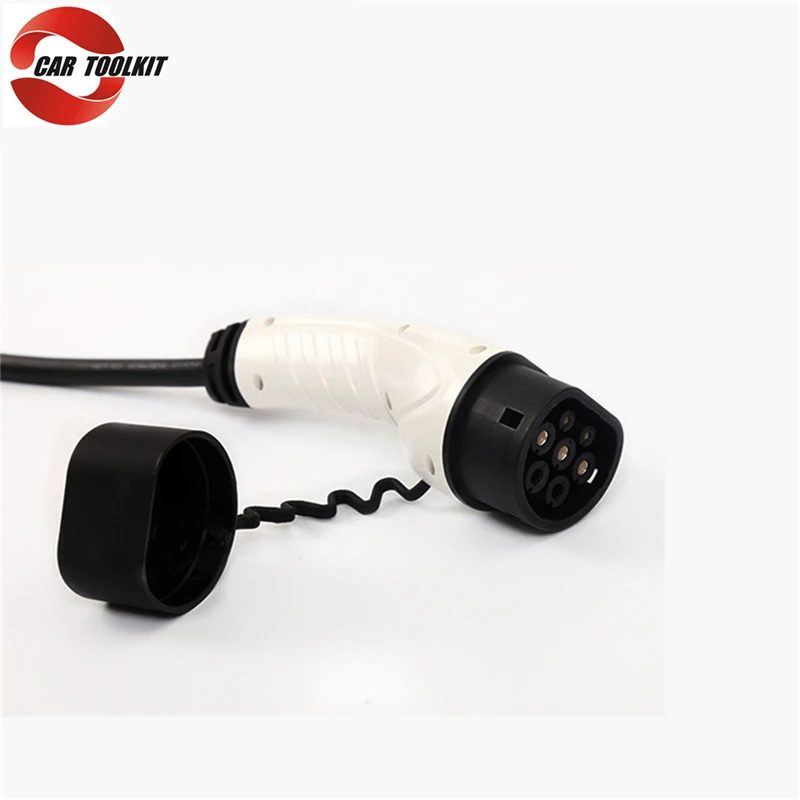 Однофазный трехфазный адаптер для зарядки электромобилей с разъемом типа 2 16 А