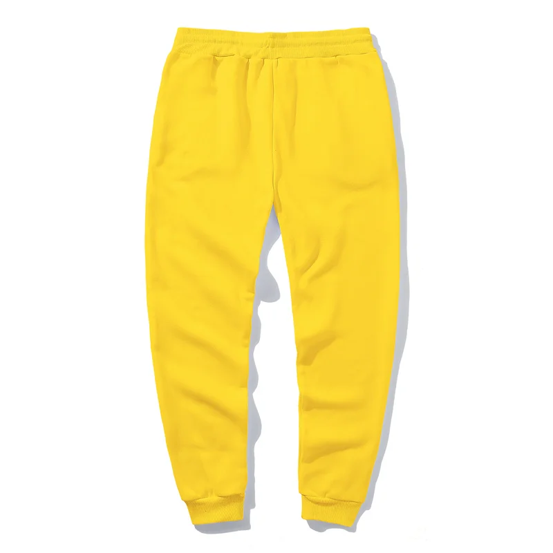 

2021 Casual Pants Men Joggers Sweatpants Solid Color Trousers Fitness Sportswear Jogger Track Pant Plus Size S-3XL Summer Spring