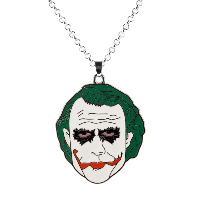 Pennywise Стивен Кингс это Чаки лицо Пенни Вайз Джейсон Хоккей ужас шарм браслеты для женщин мужчин подарок на Хэллоуин femme - Окраска металла: necklace