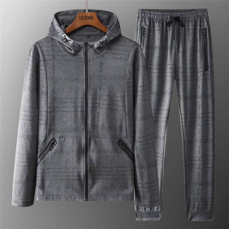 В клетку с капюшоном рисунком спортивный Спортивный костюм 62% Вискоза Для мужчин