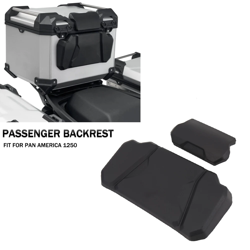 

FIT FOR PAN AMERICA 1250 PA1250 PANAMERICA1250 2021 Passenger Backrest Back Pad Rear Saddlebag Trunk 3M Sticker