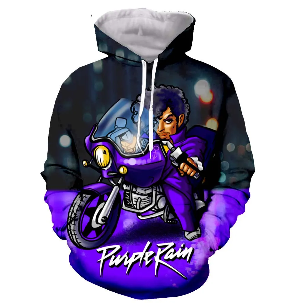 

Принц Роджерс Нельсон модные с длинным рукавом 3D печать молния/толстовки/кофты/куртки/мужские/женские Топы Прямая поставка