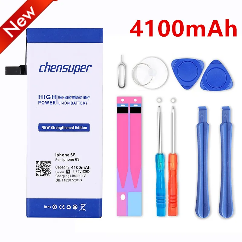 Новый запасной аккумулятор 4100 мАч для Apple iPhone 6s 4 7 дюйма дюйма|mobile phone battery|battery forphone