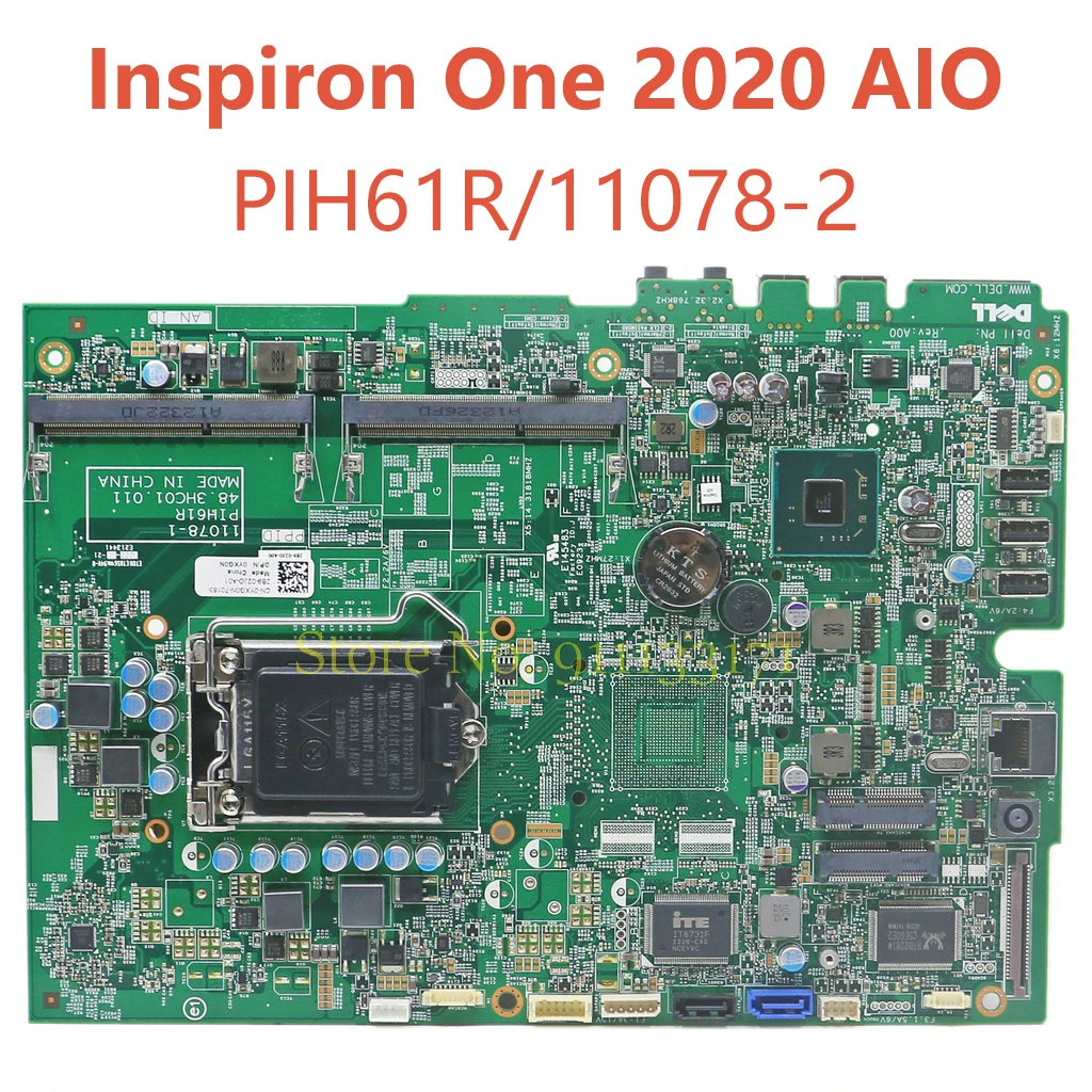 

Новинка для оригинального DELL Inspiron One 2020 материнская плата AIO YXG0N CN-0YXG0N PIH61R 11078-2 LGA1155 DDR3 100% протестирован