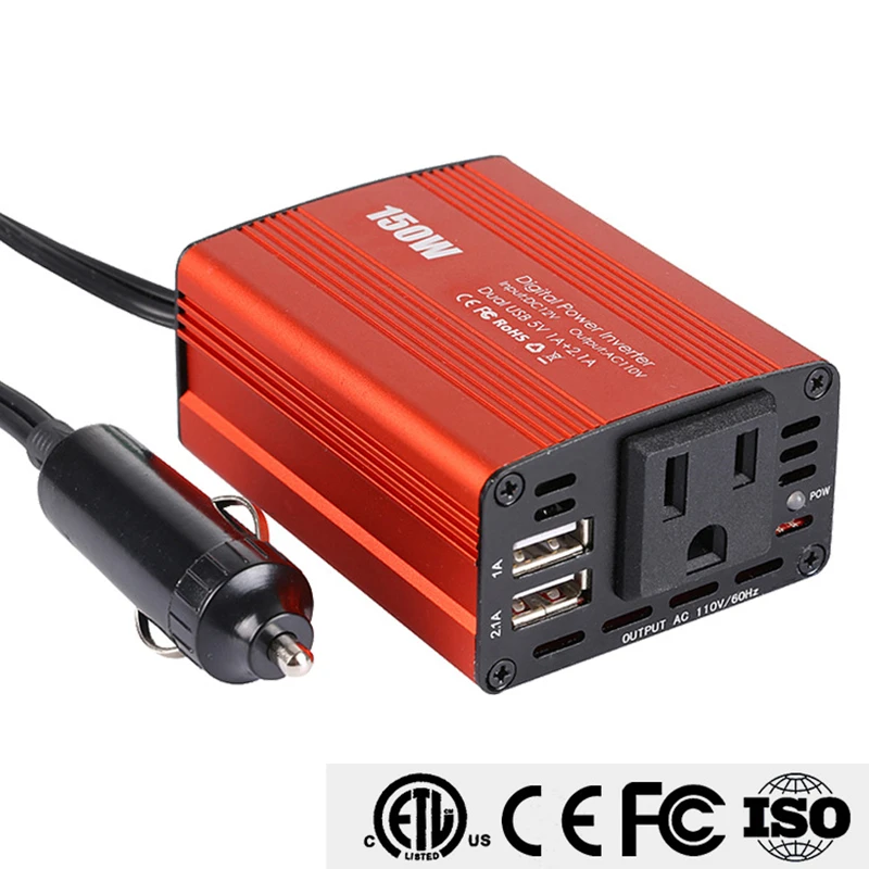 Автомобильный Инвертор 150 Вт автомобильный инвертор американский стандарт