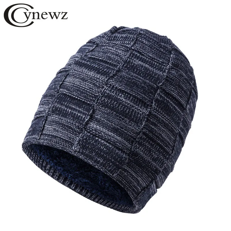 

Men Knitted Hats Winter Keep Warm Thick Soft Beanies Hats Winter Accessories Skullies & Beanies Male Beanies Caps Cotton Autumn