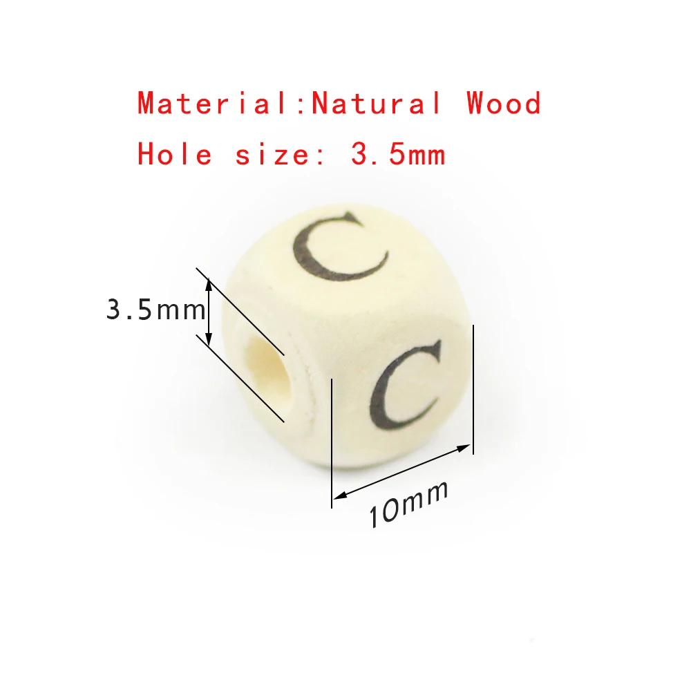 Бусины квадратной формы с буквами алфавита UPGFNK 52 шт. 10 мм бусины россыпью для