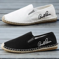 men male loafers espadrilles for men 2021 summer breathable canvas shoes men fashion soft slip on mens shoes casual hemp wrap