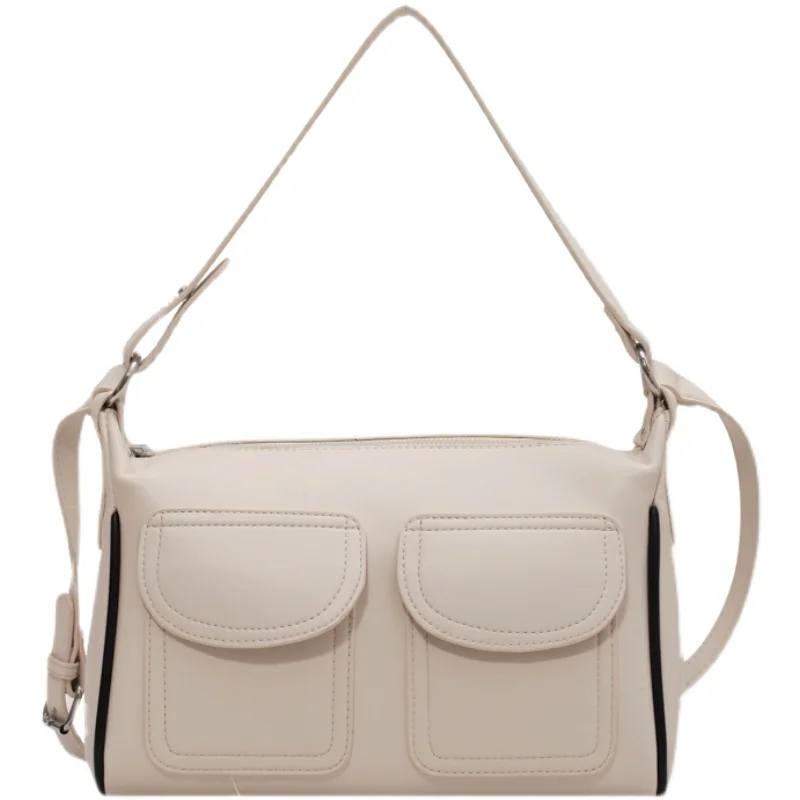 

women summer novelty unique design white under arm shoulder bag lady daily vegan leather mint green yellow black crossbody bag