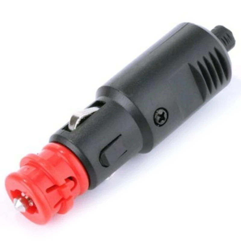 

1PC Universal Car Cigarette Lighter Power Connection Plug Socket Power Cigaret Socket Adaptor Male Plug 12V-24V