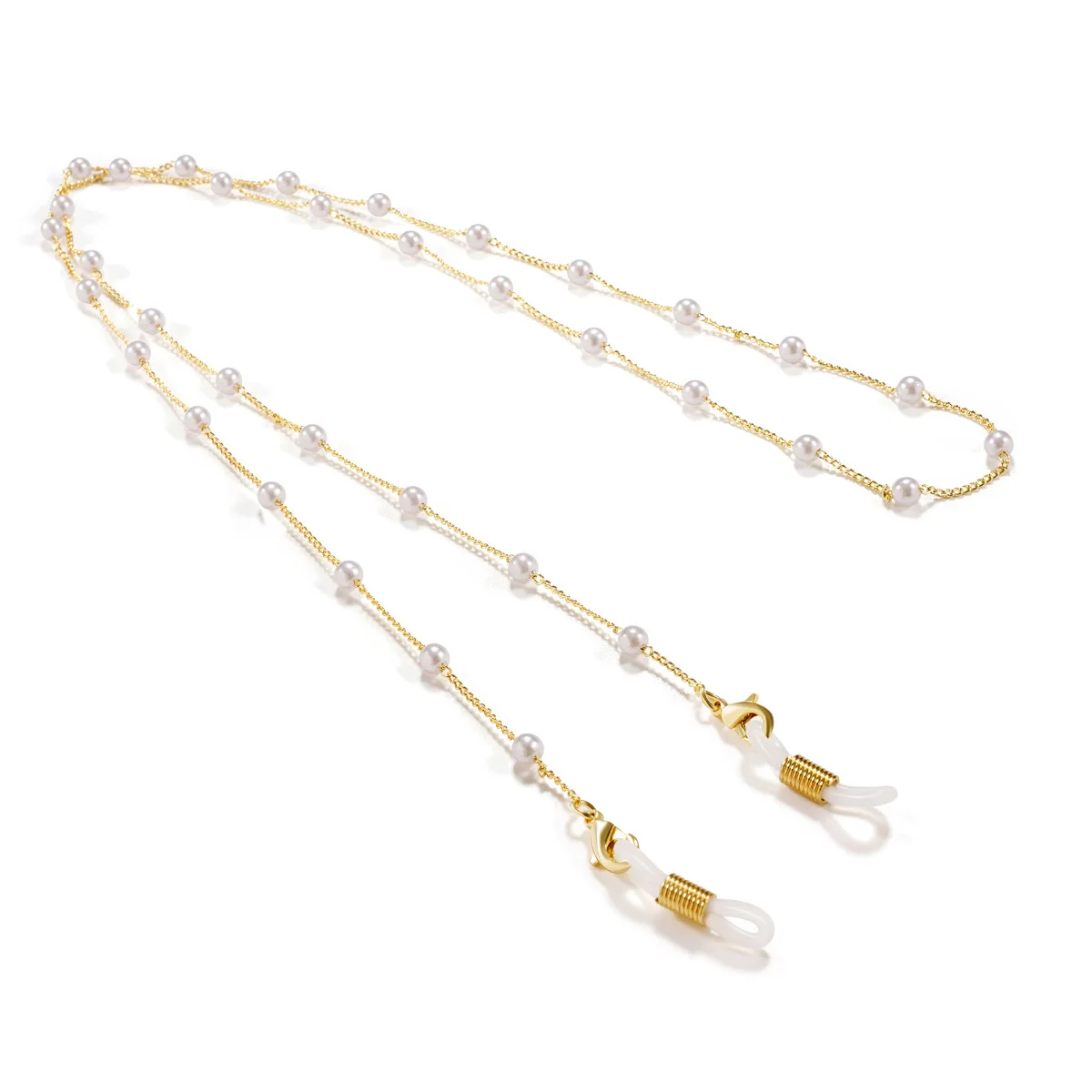 

12pcs/set Women New Chic Glasses Face Mask Holder Chains Gold Neck Lanyards Set for Girls