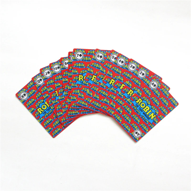 Водонепроницаемые ПВХ пластиковые игральные карты колода Аниме Супер герой