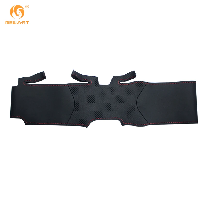 MEWANT черный чехол рулевого колеса автомобиля из искусственной кожи для Opel Astra 2005