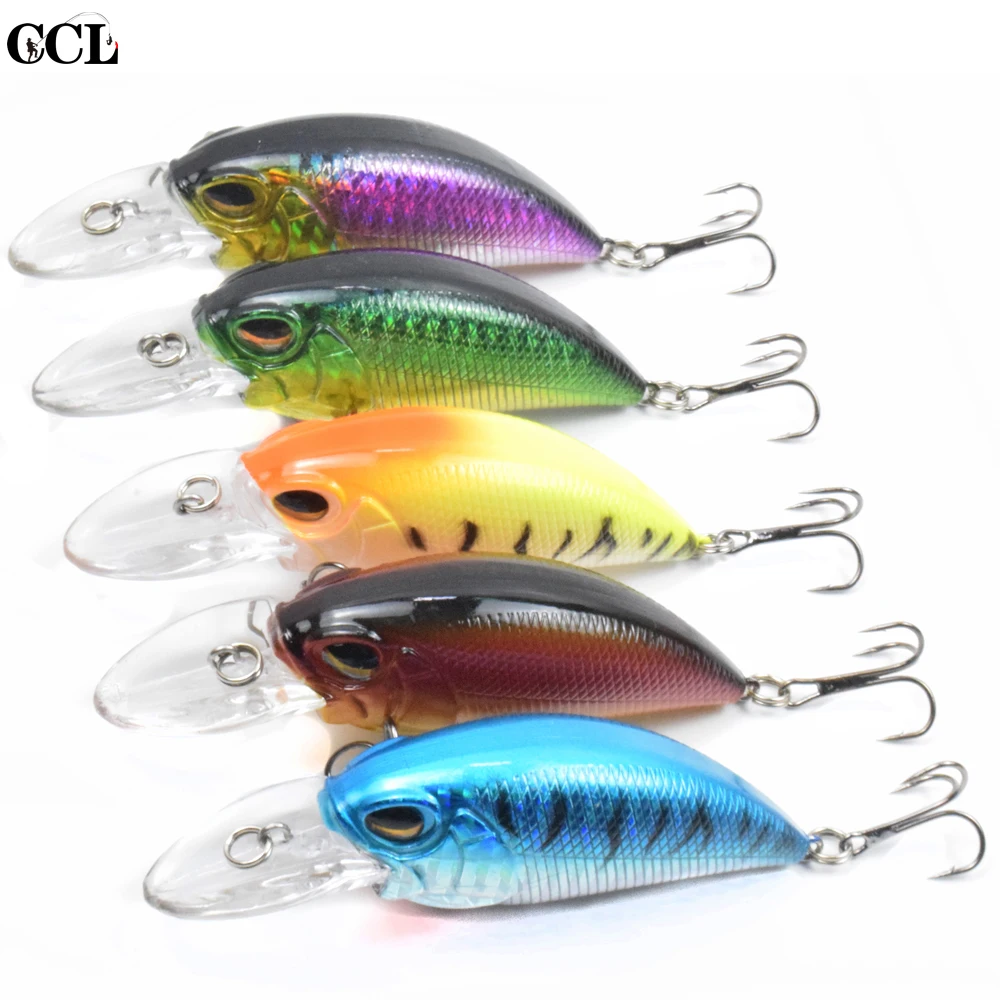 

85MM 16G Hard Floating Crankbait Fishing Lures Diving Bill Sharp Hooks 3D Hologram Eyes For Pike Perch Bass Pesca In Ocean River