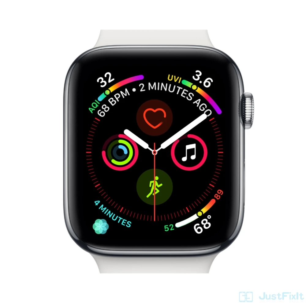 Apple Watch 4 серии LTE 44 мм спортивные Смарт часы 2 датчика пульса ЭКГ упавший