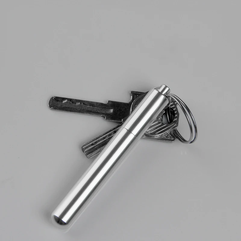 

5pcs/set Stainless Steel Toothpick Set Portable Clean The Oral Toothpick Outdoor Household Travel Seal Storage Container Box
