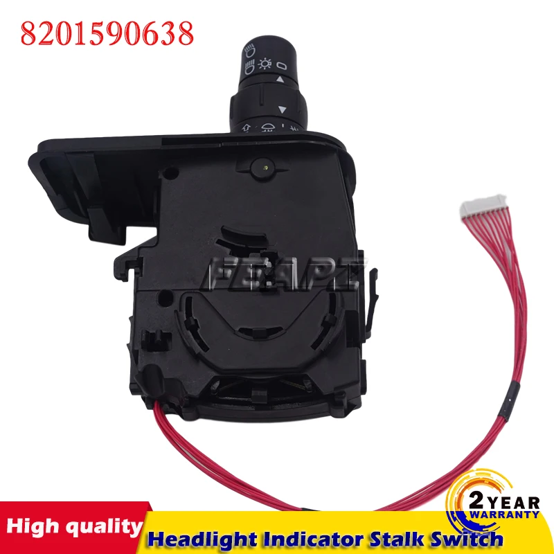 

For Renault Kangoo Grand Modus Clio III 1.5dCi Car Headlight Light Indicator Stalk Switch 7701057088 8201590638 7701057090