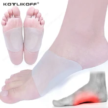 Silicone Gel Orthopedic Insoles Flat Feet Arch Support Pads For Shoes Men Women Foot Valgus Varus Sp