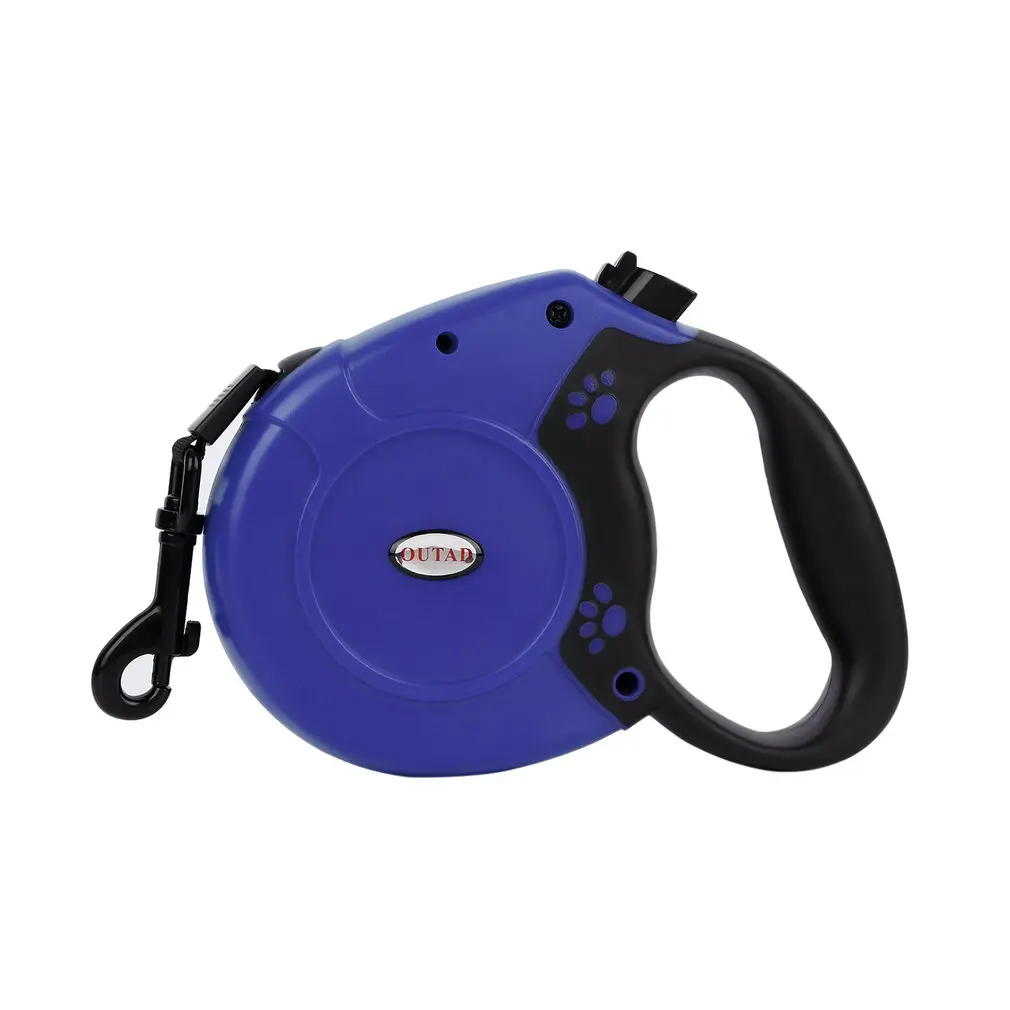 Выдвижной спутывающийся регулируемый поводок для собак одна кнопка разрыв и