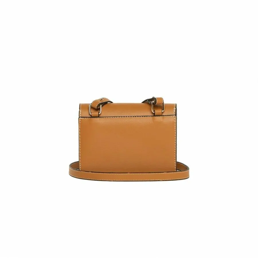 

Bags for Women 2021 Fashion BAGMOR Color garnish mini box bag Woman Shoulder bag Brown Free Shipping