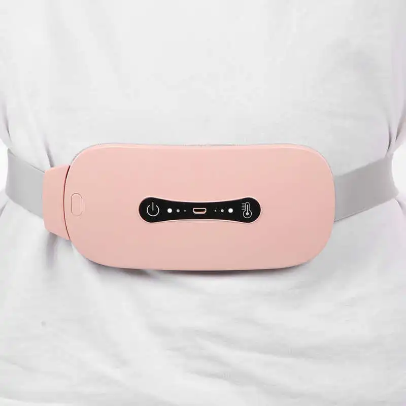 

Back Support Menstrual Heating Pad Electric Heating Vibration Rechargeable Menstrual Pain Relief Device Corrector