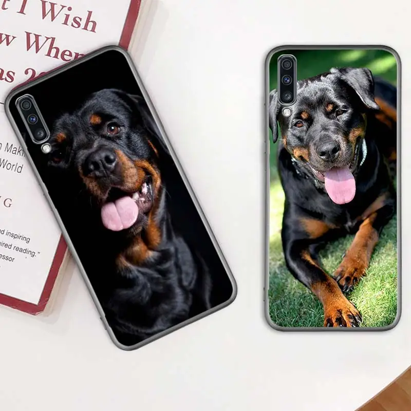 

Rottweiler Dog Case for Samsung Galaxy A51 A71 UW A42 5G A41 A21s A21 A91 A31 A11 Quantum M51 Silicone Phone Cover