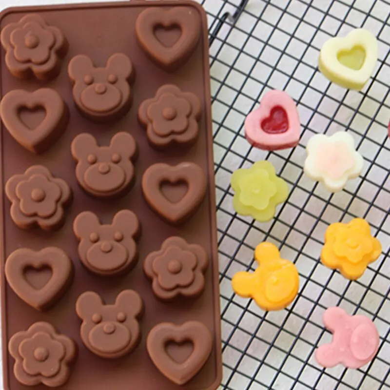 

Silicone Mini Chocolate Block Bar Mould Mold Ice Tray Cake Decorating Baking Cake Jelly Candy Tool DIY Molds Kitchen Tool