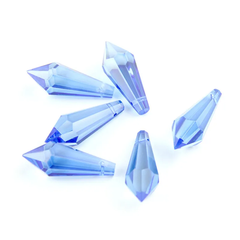 38 мм смешанные цвета Хрустальная сосулька падение люстра Висячие Части