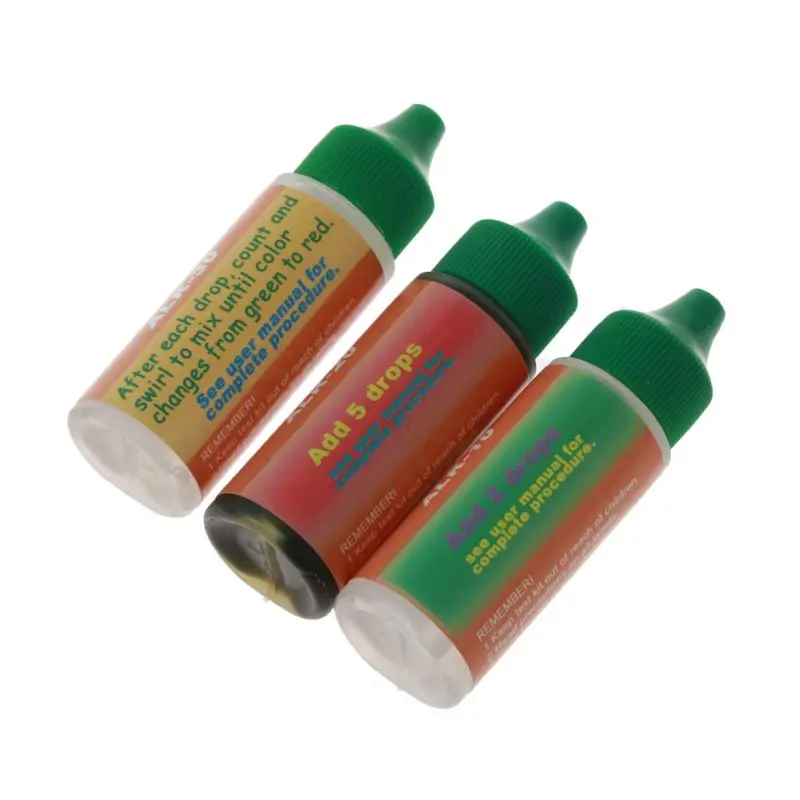 5-Way Test Kit Pool Swimming Spa Water Chemical Case for Chlorine Ph Bromine Alkalinit Acid Demand | Инструменты