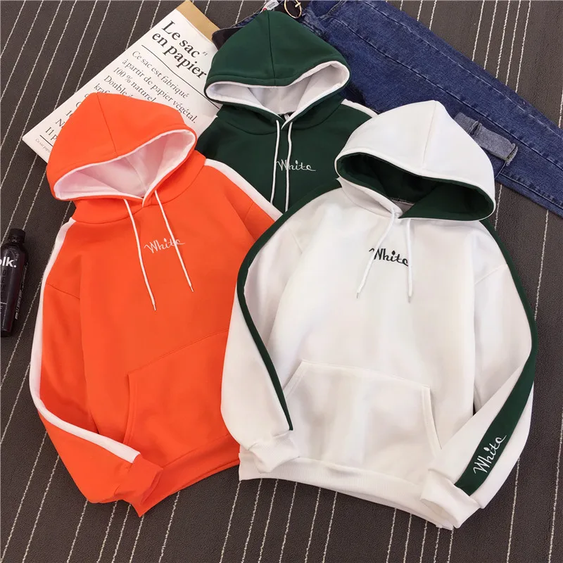 Женская Вельветовая Толстовка с длинным рукавом модный розовый пуловер принтом