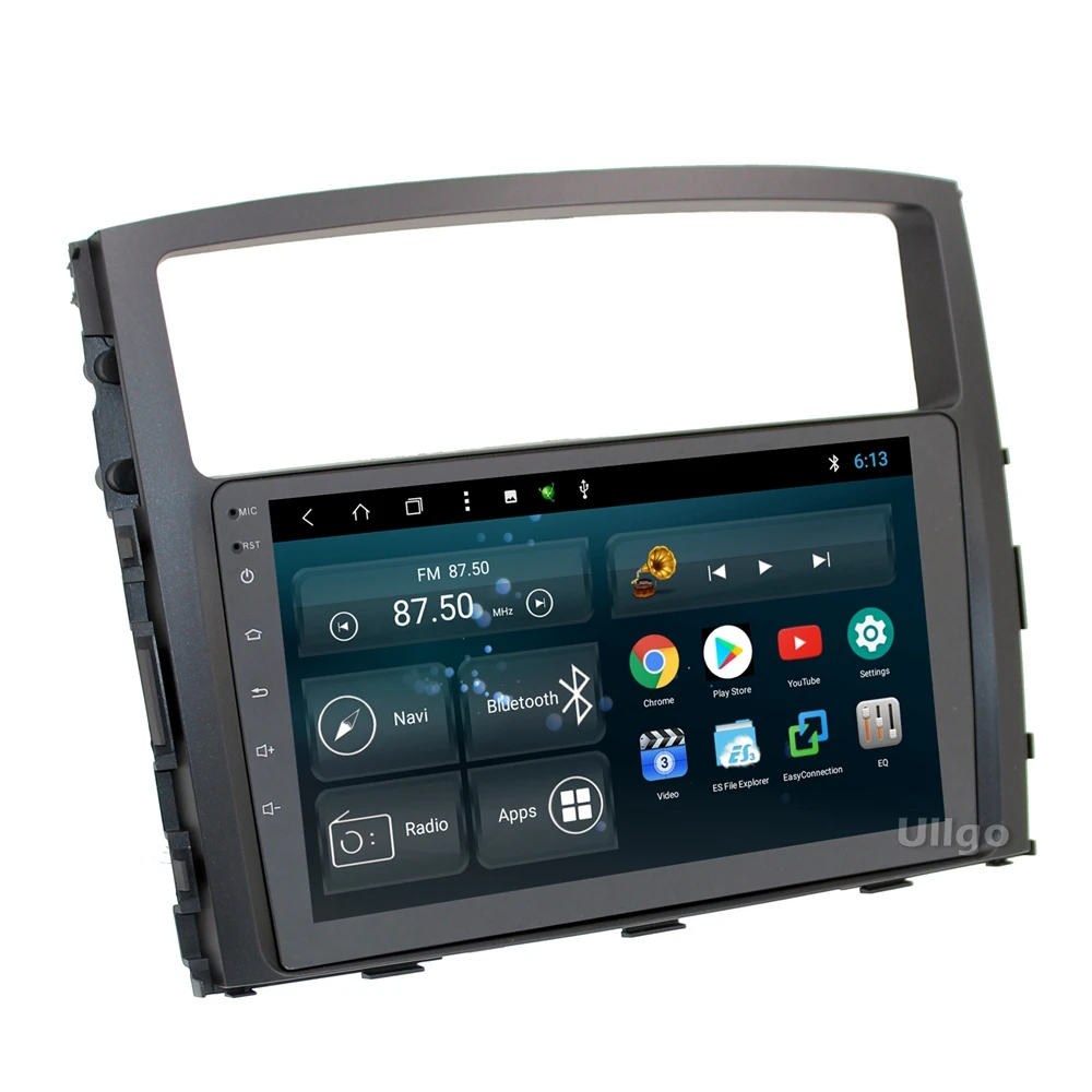 4G + 64G Восьмиядерный 9 'ɺndroid 8 1 автомобильный DVD GPS для Mitsubishi Pajero V93 V97 Авторадио