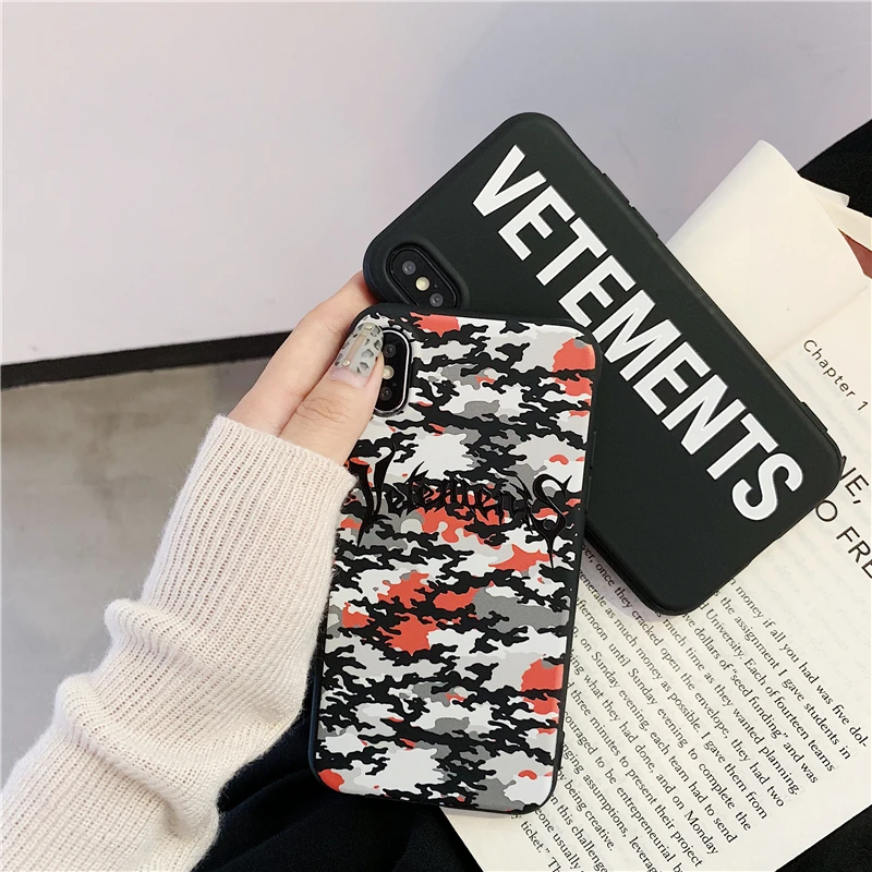 Роскошный камуфляжный чехол Kanye для телефона в уличном стиле iphone 12 11 Pro X XR XS Max 8 7 plus