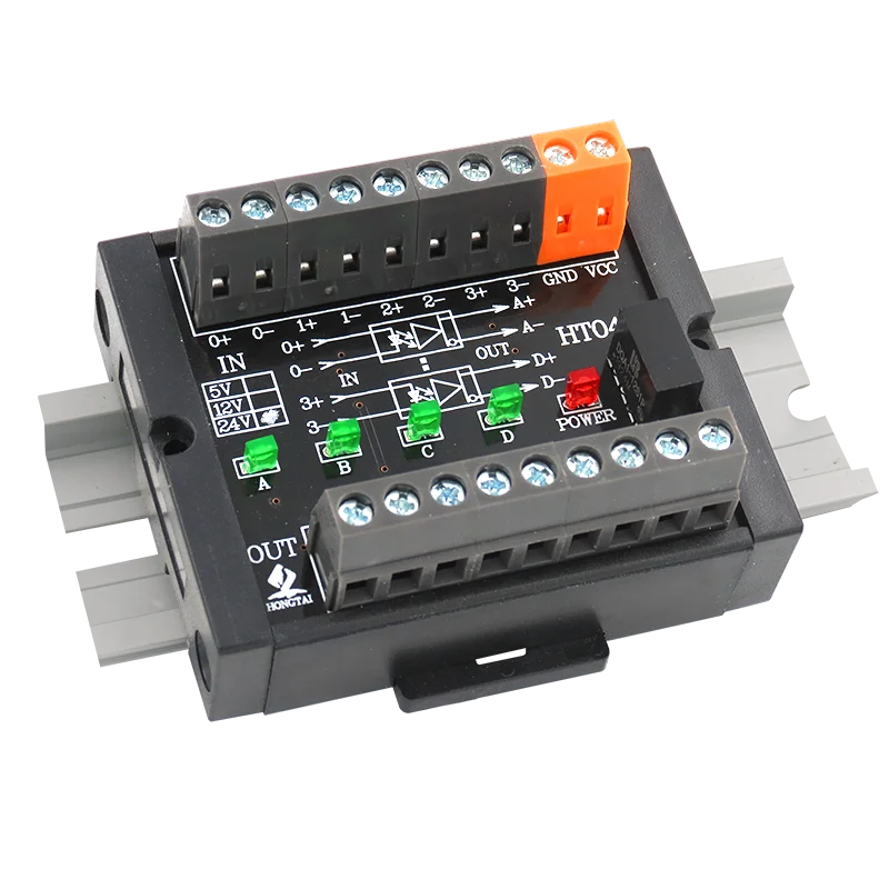 4 канальный преобразователь в дифференциал 10 МГц HTL TTL коллектор импульсный