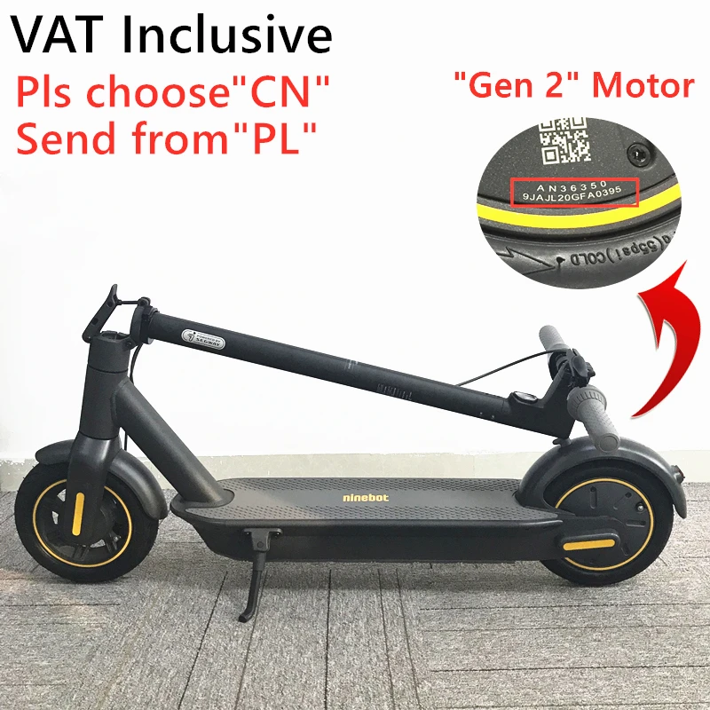 Новый оригинальный умный электрический скутер Ninebot MAX G30 со склада в ЕС складной