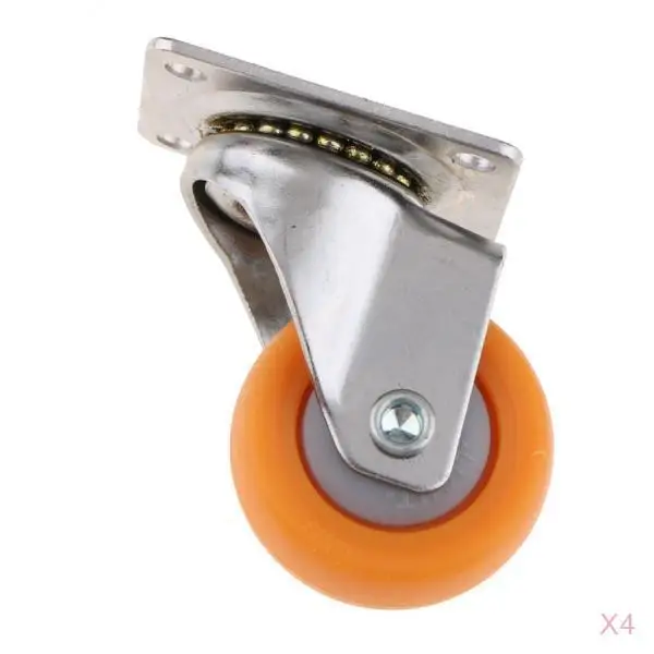 4x32 мм сверхмощные поворотные ролики колесная тележка мебельный ролик нейлон 17 кг