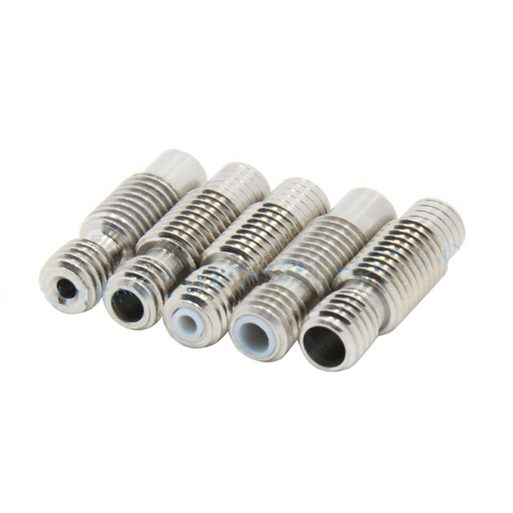 

E3D V6 Extruder Throat 1.75/ 3.0mm Filament Stainless Steel Remote Feeding Tube Pipes Heat Break Hotend Block For 3D Printer