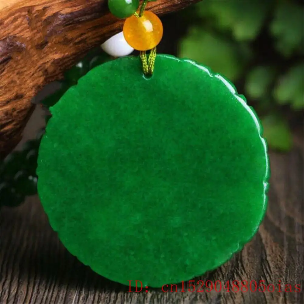 Натуральный зеленый изумруд Нефритовый дракон кулон Феникс ожерелье из жадеита