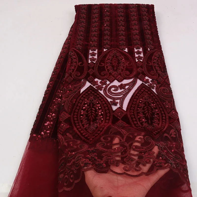 2019 High Quality Guipure Lace Sequence Embroidery Tulle Fabric For Women Dress Gold Color XZ2402B-1 | Дом и сад