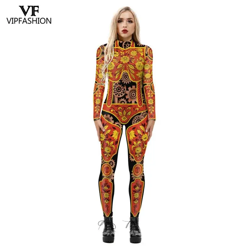 Модный костюм VIP на Хэллоуин женские костюмы для косплея с 3D принтом животных