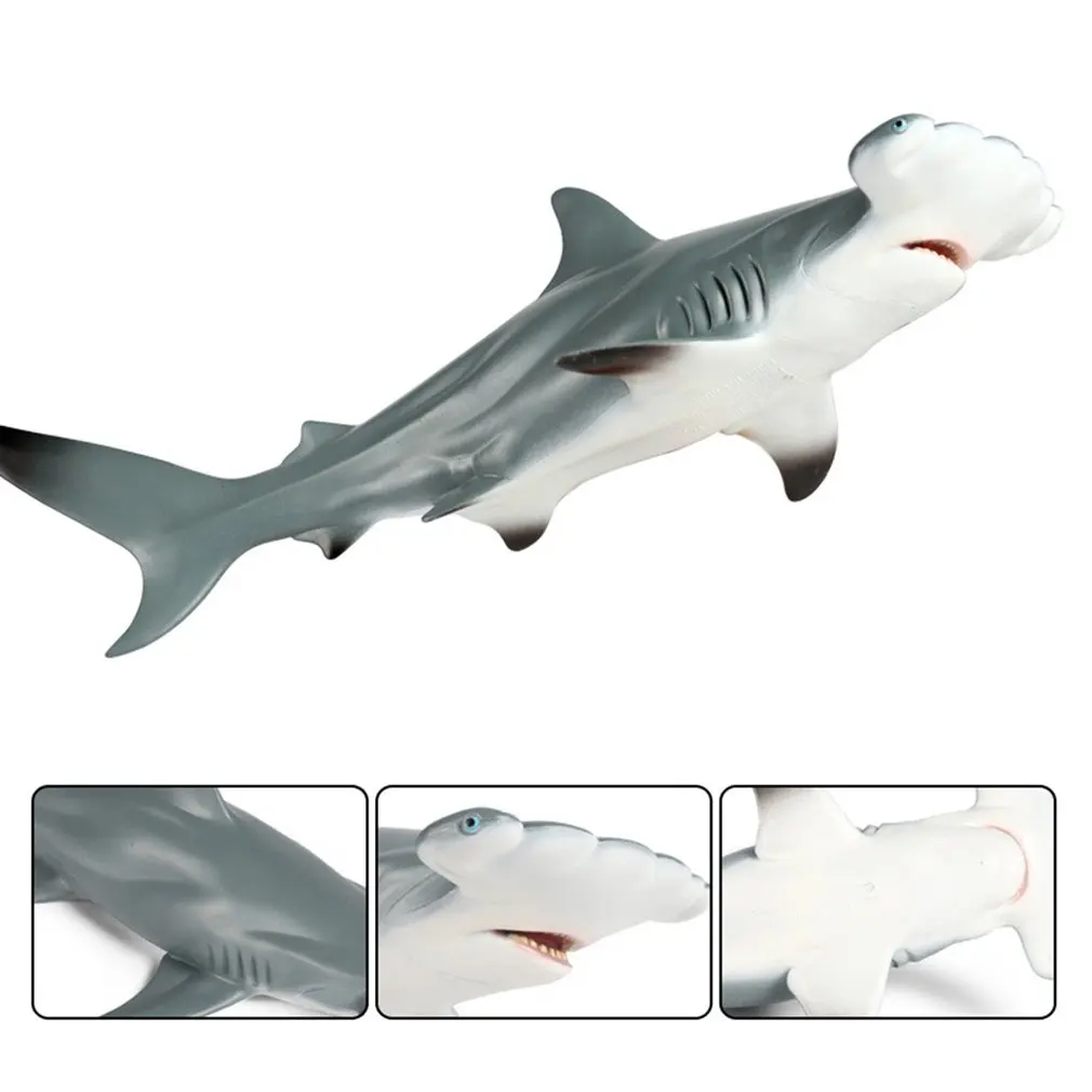 

Children's Simulation Marine Life Underwater World Model Hollow White Shark Giant Tooth Shark Toy Ornaments Birthday Gift