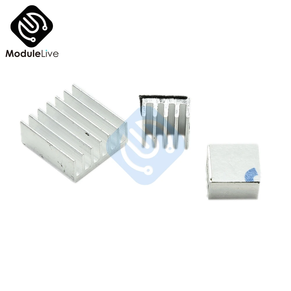 3 шт./компл. один комплект алюминиевый радиатор охлаждения клейкий для Raspberry Pi |