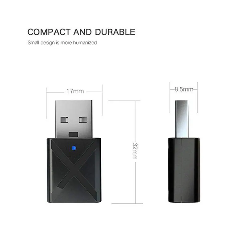 Bluetooth 5,0 приемник передатчик 2в1 3,5 мм аудио RCA AUX USB беспроводной адаптер Hifi стерео для ТВ ПК автомобильный комплект наушники MP3 MP4