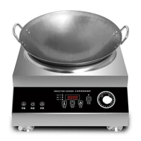 5000w commercial induction cooker concave electric cooker stainless steel kitchen canteen big power cooking machine stove