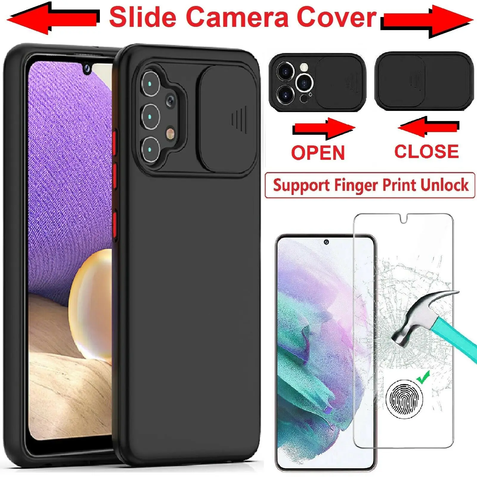 

Чехол для Samsung S21 Ultra A12 A32 A42 A52 5G защитная пленка из закаленного стекла