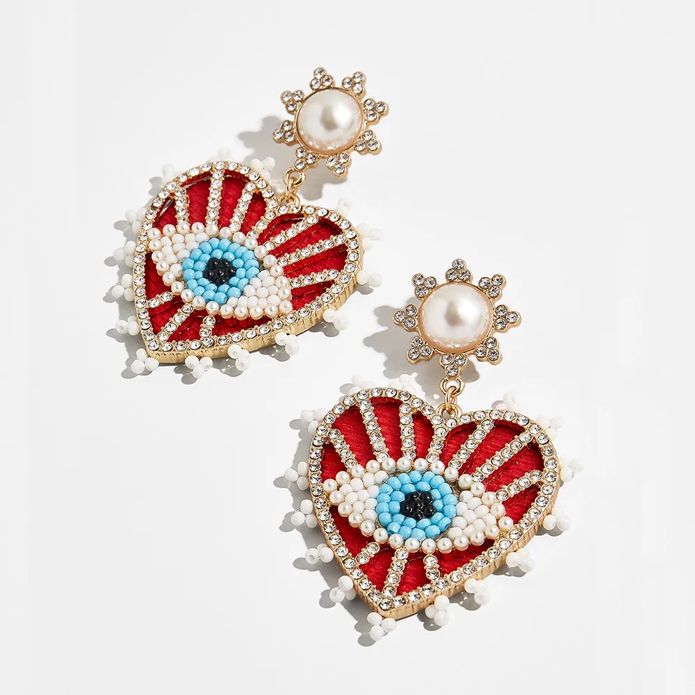 11 Dvacaman большие Свинг Висячие Серьги Boho Этнические бисерные подвески серьги большие кисточки бахрома массивные ювелирные изделия аксессуары - Окраска металла: 11