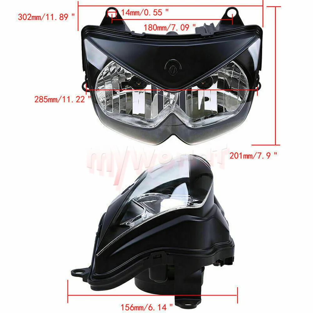 Suitable For KAWASAKI Z1000 Headlight 2003 - 2006 Z750 Front Lighting Lndicator Motorcycle Light Assembly Accessories 2004 2005 |