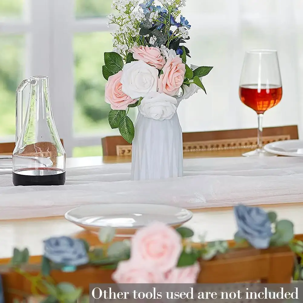 

Artificial Rose Gift Box European-style Foam Rose Flower Flower With Artificial Artificial Leaf And Pole W7n3