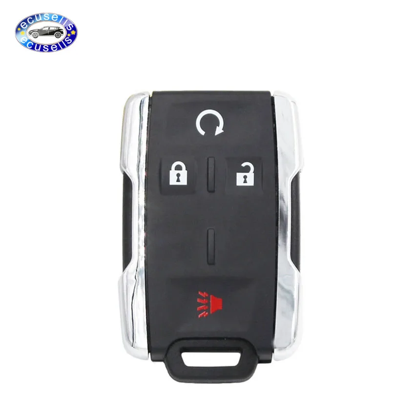 Новый запасной ключ без ключа с 4 кнопками серебристая Боковая кнопка 3 1 пульт