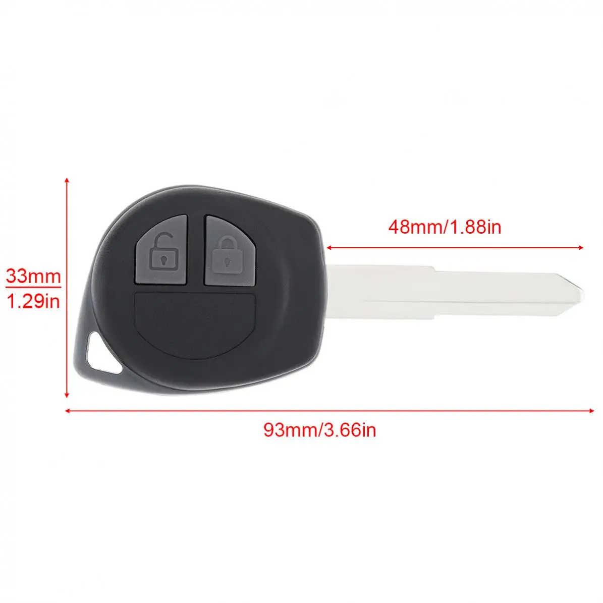 2 кнопки без ключа дистанционный брелок 433 МГц с чипом ID46 для SUZUKI SWIFT SX4 Alto JIMNY VITARA