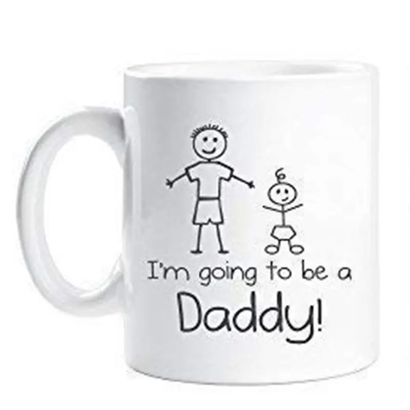 

1Pair I'm Going to be a Mummy Daddy Mug Cup Water Cups New Parent Pregnancy Gift D2TC